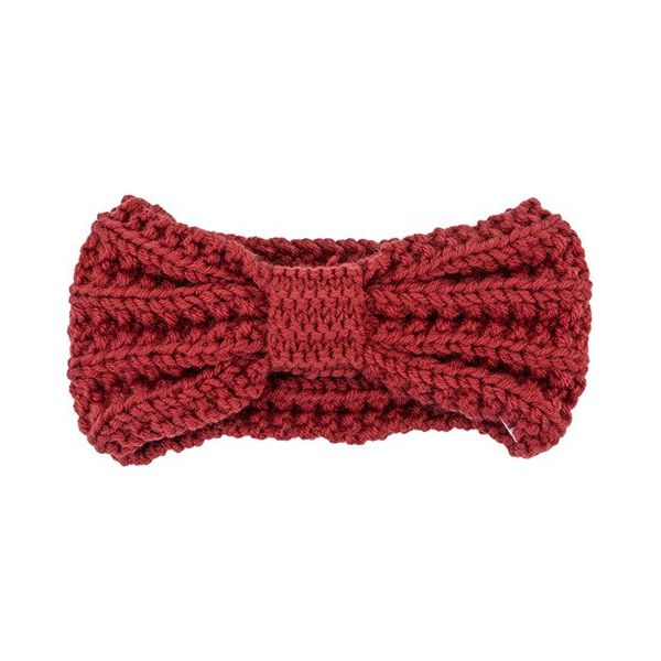 Knitted Bow Winter Head Band