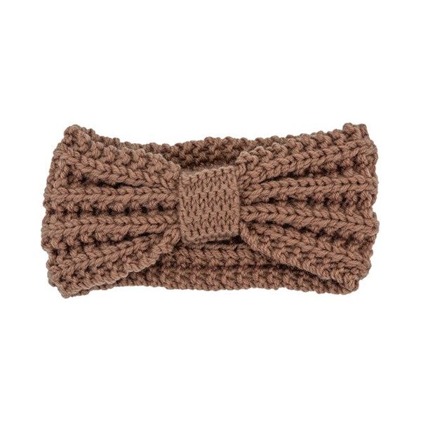 Knitted Bow Winter Head Band