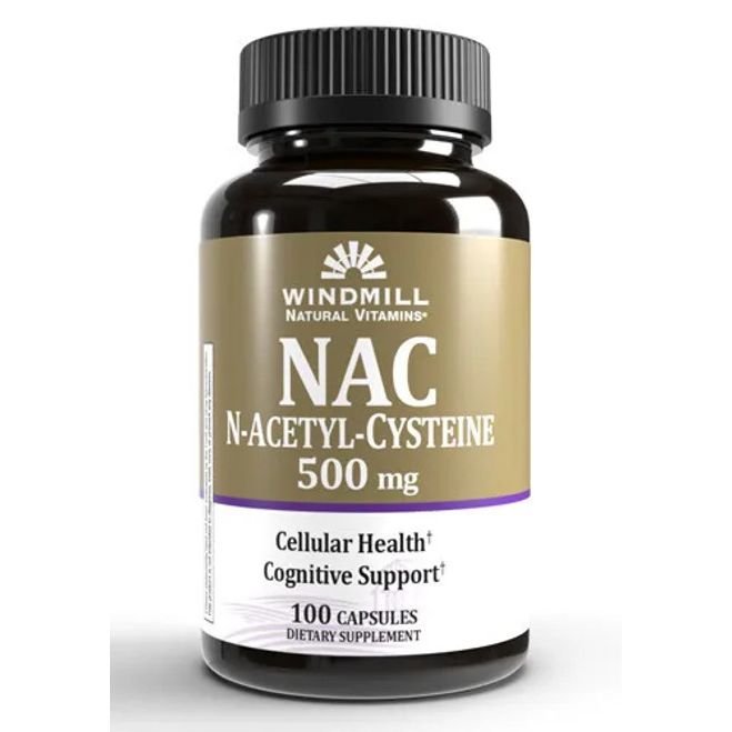 Windmill Windmill Vitamins® NAC - 500mg (100 Capsules) Health & Beauty