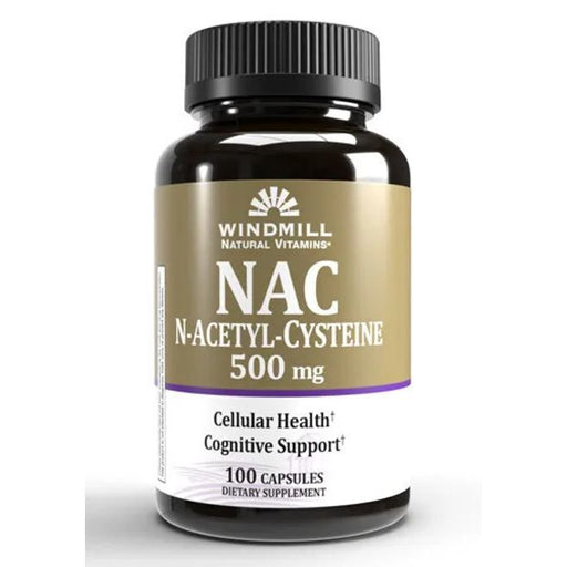 Windmill Windmill Vitamins® NAC - 500mg (100 Capsules) Health & Beauty