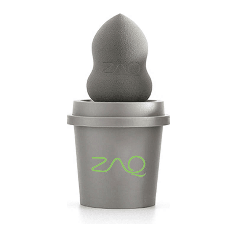 ZAQ Skin & Body Makeup Sponge Set, Makeup Blender in Coffee Cup, Cosmetic Tools for Liquid, Powder, BB Cream & Sunscreen