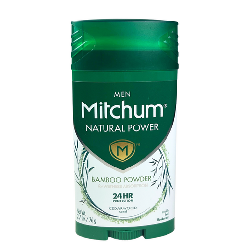 Mitchum Mitchum Natural Power Deodorant For Men - Cedarwood, 2.7 Oz Deodorant