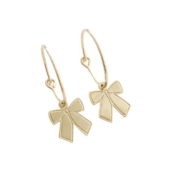 Magic Charm Bow Hoops