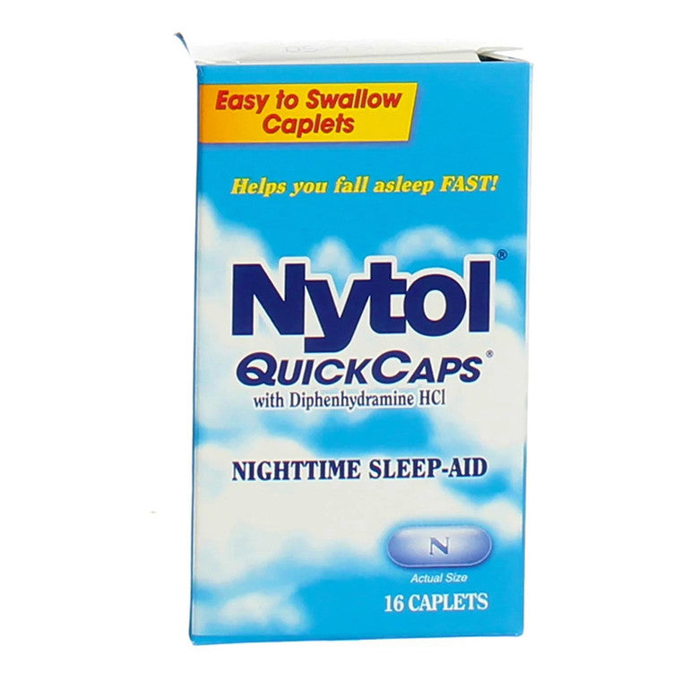 Nytol Nytol Nighttime Sleep Aid Quick Caps With Diphenhydramine HCl 25 Mg Snoring & Sleep Apnea Aids