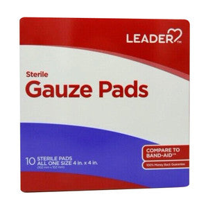 Leader Leader Sterile Gauze Pads Large Correction Fluids, Pens & Tapes