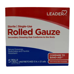 0 Leader Sterile Unstretched Single Use Rolled Gauze Correction Fluids, Pens & Tapes