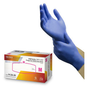 Tronex Tronex Age Nitrile Exam Disposable Medical Gloves, Large First Aid