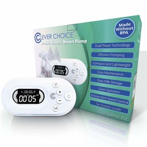 0 Clever Choice Double Electric Breast Pump Kit Breast Pumps