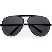 zeroUV Extra Large Metal Oversize Frame Aviator Sunglasses 1580 70mm Sunglasses