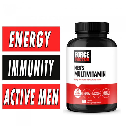 Force Factor Force Factor Men’s Multivitamin, 60 Tablets Reg Vitamins & Supplements