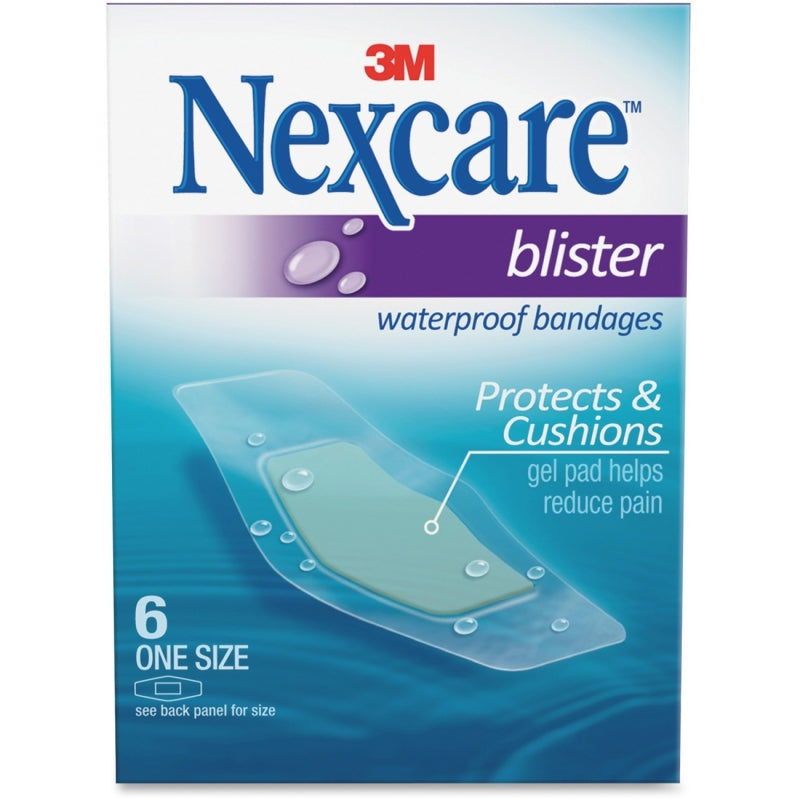Nexcare Nexcare Waterproof Blister Bandages, Hydrocolloid Cushion, One Size, 6 Count Medical Tape & Bandages