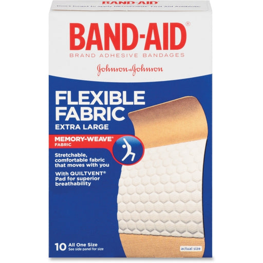 Band-Aid Brand Band-Aid Flexible Fabric  Bandages 10 Ea Box Medical Tape & Bandages Lavender