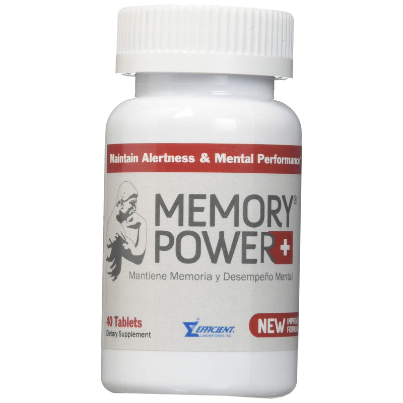 Memory Power Memory Power Plus, Brain Health & Memory Support Supplement, 40 Tablets Vitamins & Supplements