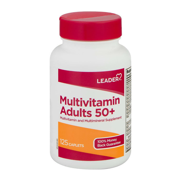 Leader Health Care Leader Multivitamin Adults Caplets 125Ct Vitamins & Supplements
