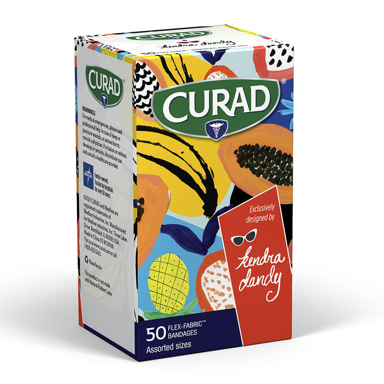 Curad Curad Kendra Dandy Designer Bandages Variety Pack Standard Strips & Xl 50 Ct Medical Tape & Bandages