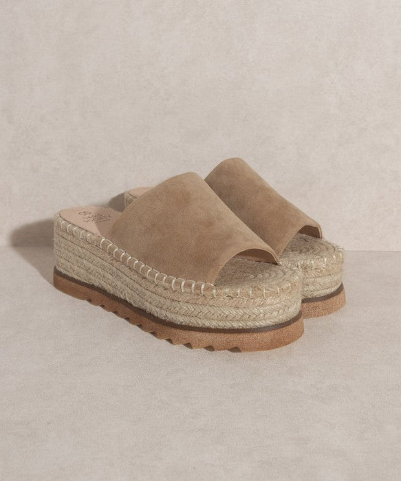 Oasis Society Ivy - Espadrille Platform Slide