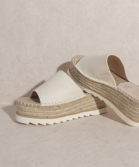 Oasis Society Ivy - Espadrille Platform Slide