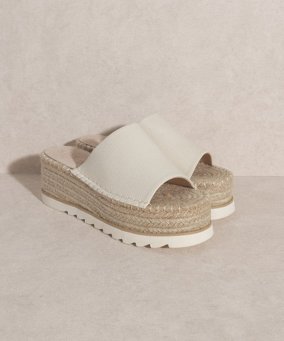 Oasis Society Ivy - Espadrille Platform Slide