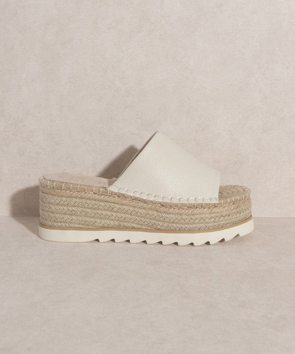 Oasis Society Ivy - Espadrille Platform Slide