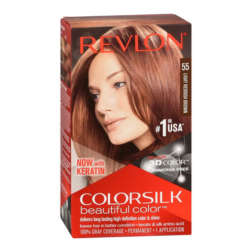 Revlon Revlon Colorsilk Beautiful Color Permanent Hair Color, Reddish Brown - 4.4 Fl Oz Hair Color