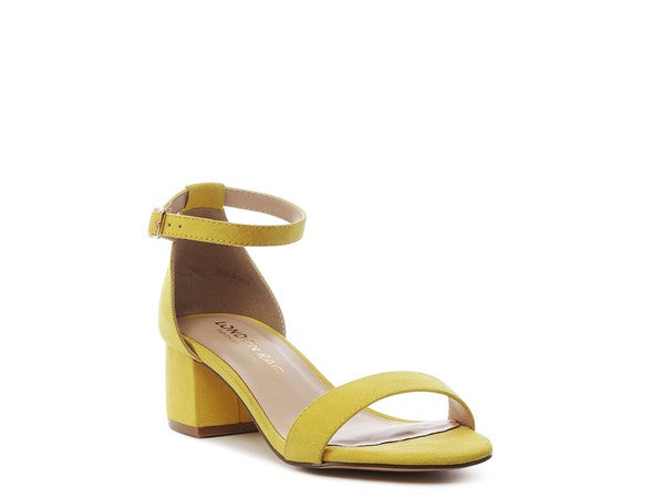 Ecrin Suede Block Heel Sandals