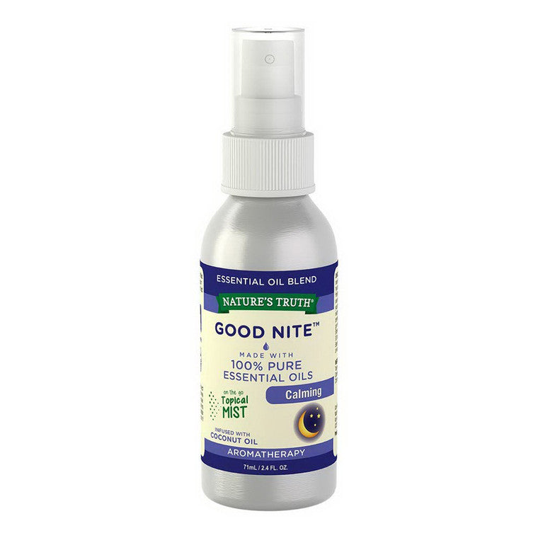 Nature's Truth Nature's Truth Good Nite, Essential Oil, Topical Mist, Aromatherapy, Relaxing, 2.4 Fl Oz Skin Care White Smoke