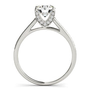 Bids.com 14k White Gold Diamond Engagement Ring With Cathedral Design (1 1/3 cttw) Rings