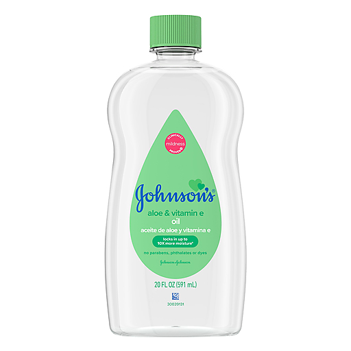 Johnson's Johnson's Baby Oil Aloe Vera And Vitamin E - 20.0 Oz Body Oil