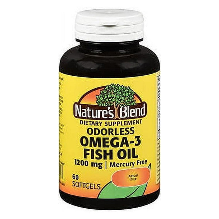 Nature's Blend Nature's Blend® Odorless Omega-3 Fish Oil (1200 mg) Vitamins & Supplements