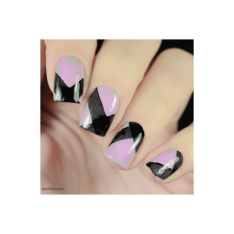 UberChic Beauty Pretty In Plaid-01 Stamping Plate