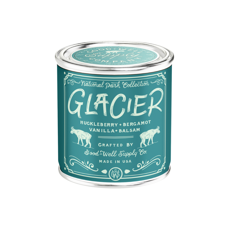 Good & Well Supply Co Glacier National Park Candle Candles