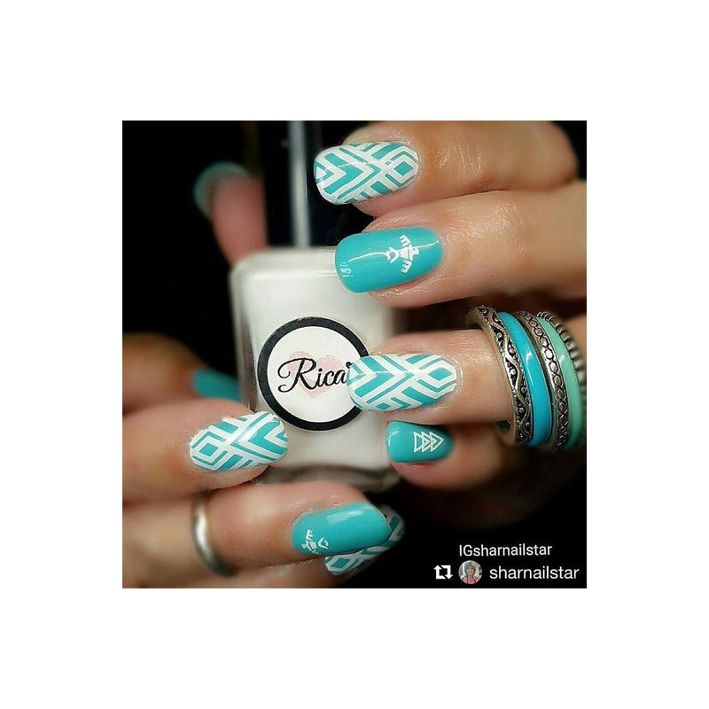 UberChic Beauty Wild West-02 Stamping Plate Black