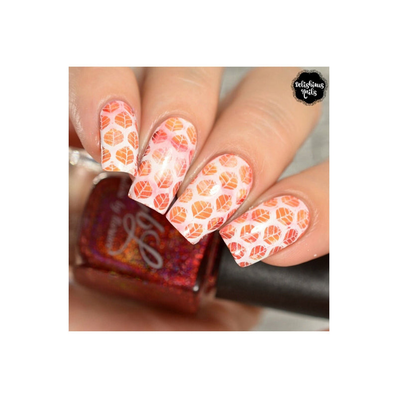 UberChic Beauty Lovely Leaves-03 Stamping Plate