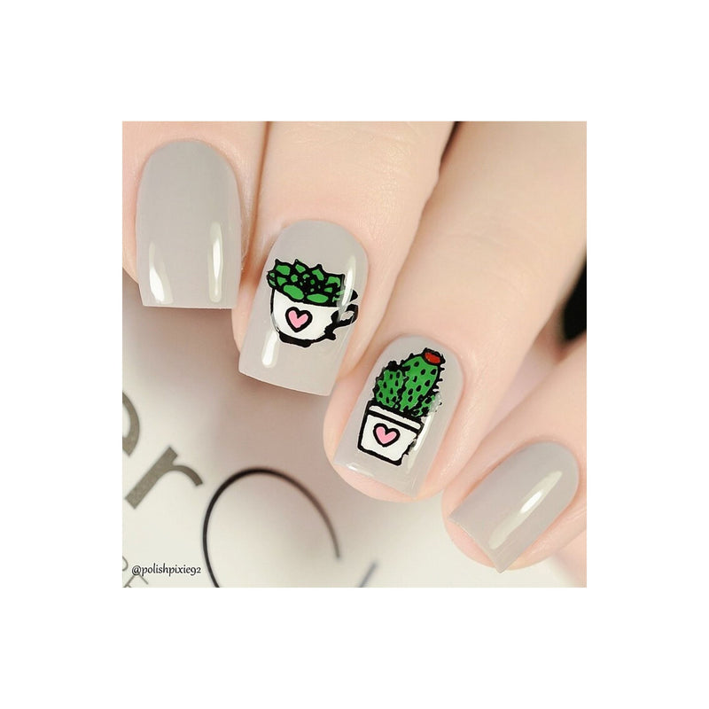 UberChic Beauty Succulents Stamping Plate