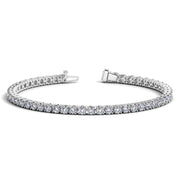 Bids.com Lab Grown Round Diamond Tennis Bracelet in 14k White Gold (6 cctw F/G  VS2/SI1) Bracelets