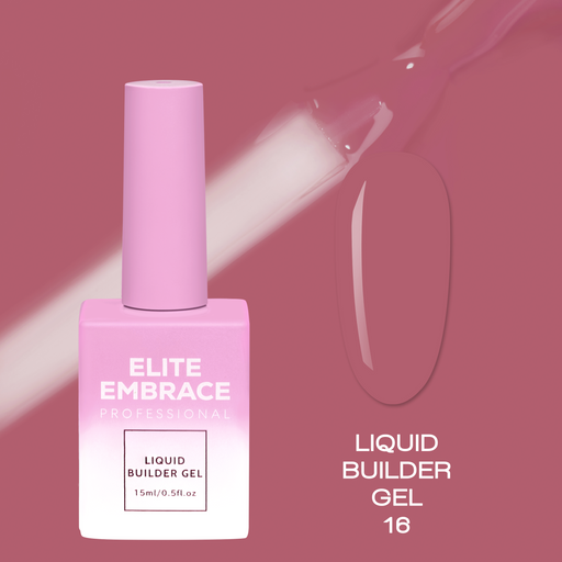 nbmsupply ELITE EMBRACE Professional Liquid Builder Gel 16 15ml ELBG1615