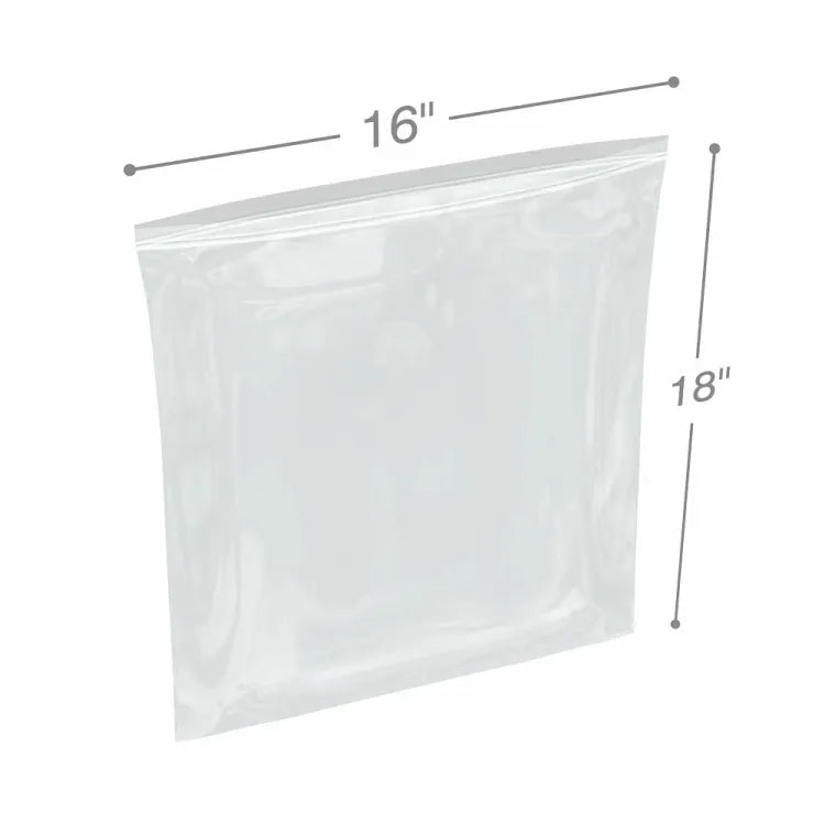 0 Bag  Zip  Bg 2m 16X18N 500 Storage & Organization Light Gray