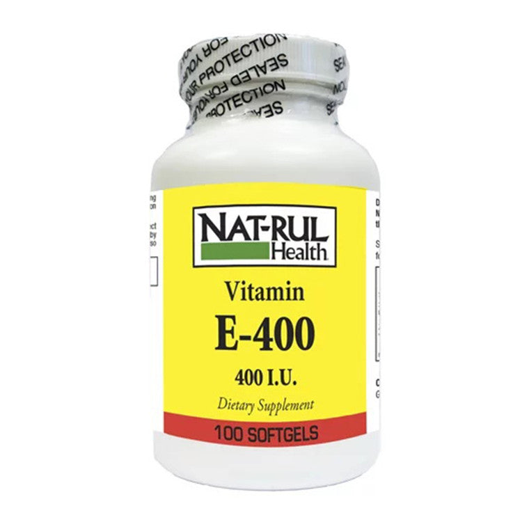 0 Natrul Health Nat Rul Vitamin E 400 IU Supplement Softgels Vitamins & Supplements