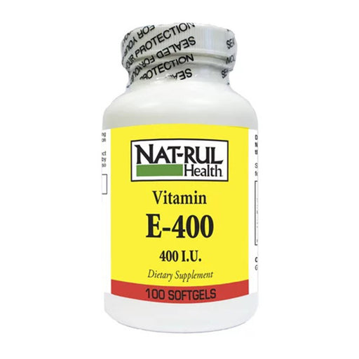 0 Natrul Health Nat Rul Vitamin E 400 IU Supplement Softgels Vitamins & Supplements