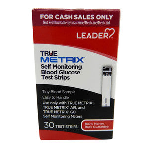 Leader Leader True Metrix Self Monitoring Blood Glucose Test Strips Blood Glucose Test Strips