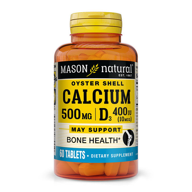 Mason Vitamins Mason Natural Bone Health Oyster Shell Calcium  60 Tablets Vitamins & Supplements