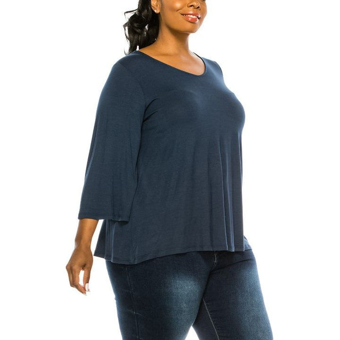 Bamboo Missyday Curvy Top