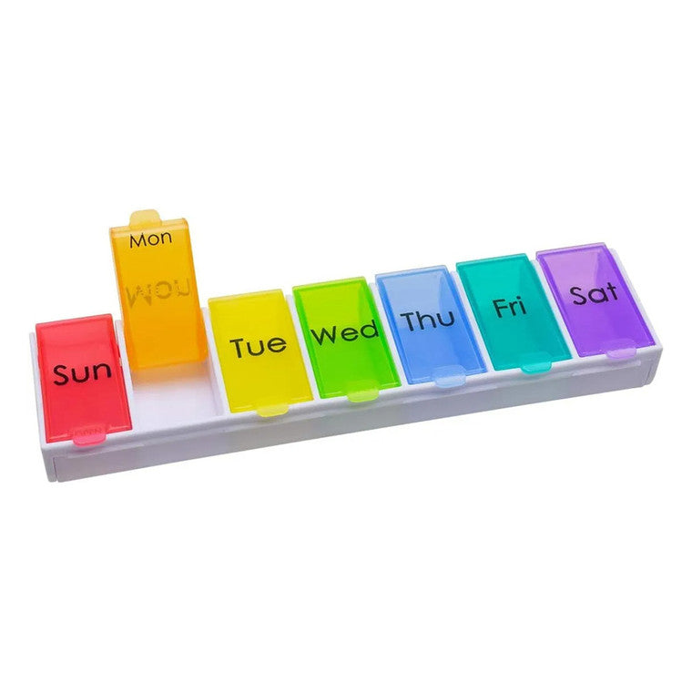 Ezy Dose Ezy Dose Pill Organizer Rainbow Colors Travel Pillows