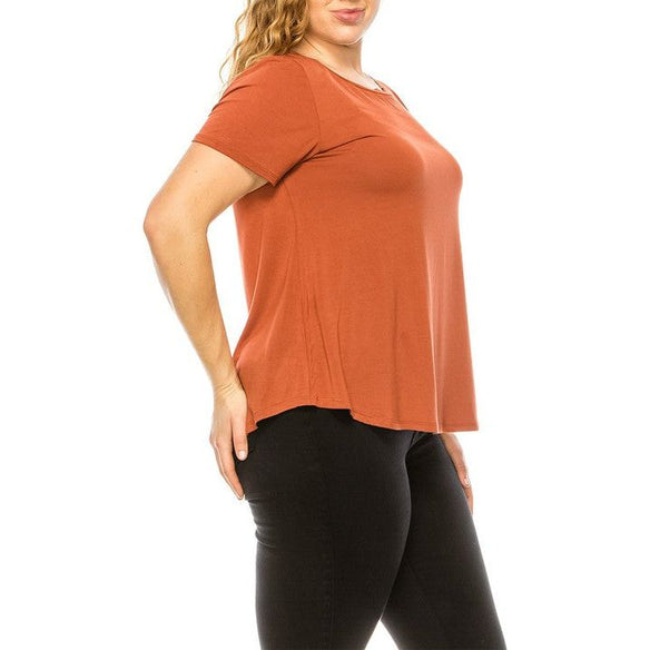 Bamboo Classic Top For Curvy Size