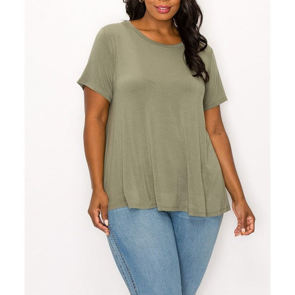 Bamboo Classic Top For Curvy Size