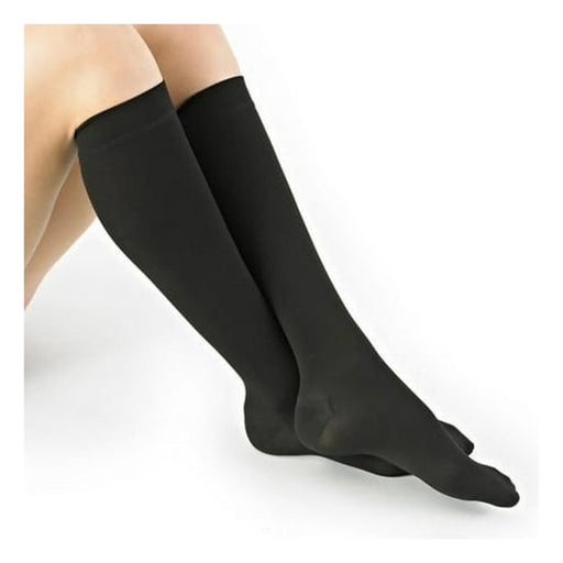 Loving Comfort Stockings Loving Comfort Stockings Microfiber Knee High 10 To 20Mmhg Closed Toe Women Black, Small, 1 Pair Tortillas & Wraps