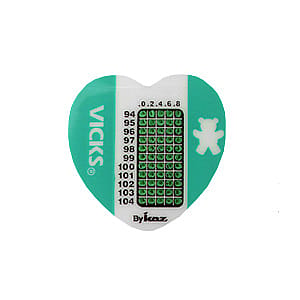 Vicks , (Vicks) Wearable Thermometer 1 Pc Household Thermometers White Smoke