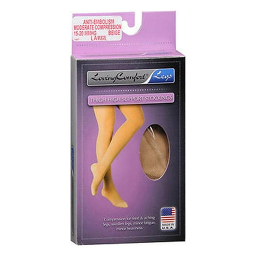 Scott Specialties Scott Specialties Loving Comfort Legs Anti-Embolism Support Thigh High Stockings, Large 1 Pair Health & Beauty