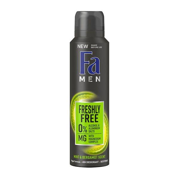 Fa Fa Deodorant Spray with Mint and Bergamot Scent for Men - 150 ml - 5.07 Oz Personal Care