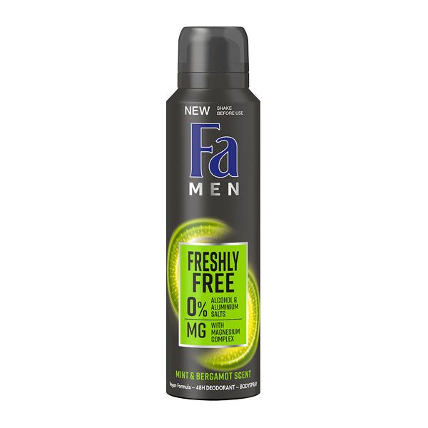 Fa Deodorant Spray with Mint and Bergamot Scent for Men - 150 ml - 5.07 Oz
